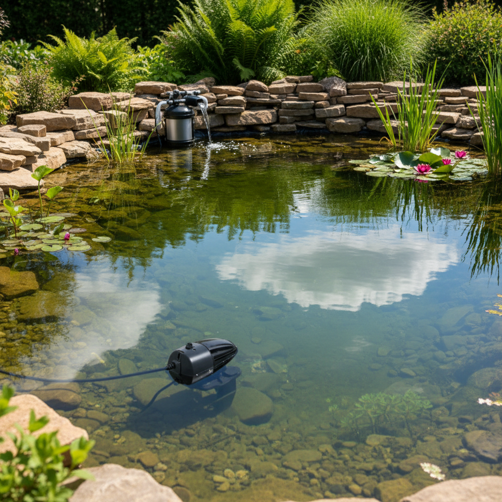 Помпи для ставка: як вибрати і встановити ідеальну систему циркуляції — головне зображення для статті на koi.te.ua