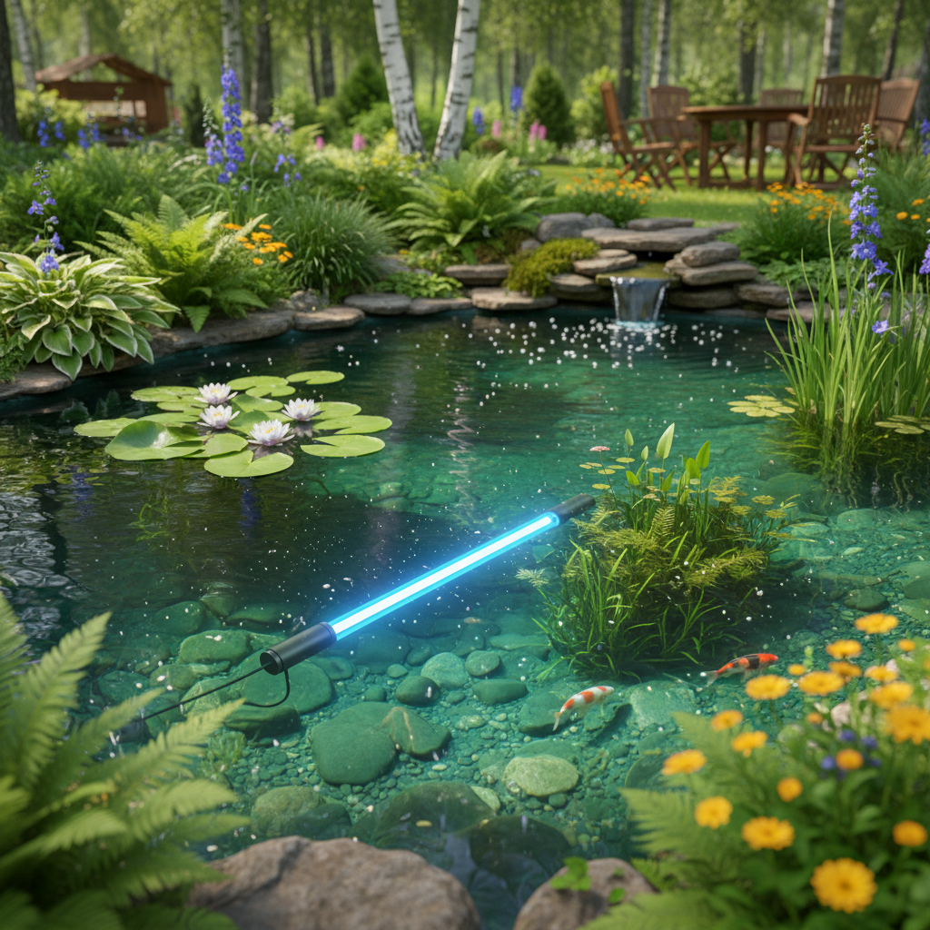 Ультрафіолетові лампи для ставка: як вибрати ефективну модель — головне зображення для статті на koi.te.ua