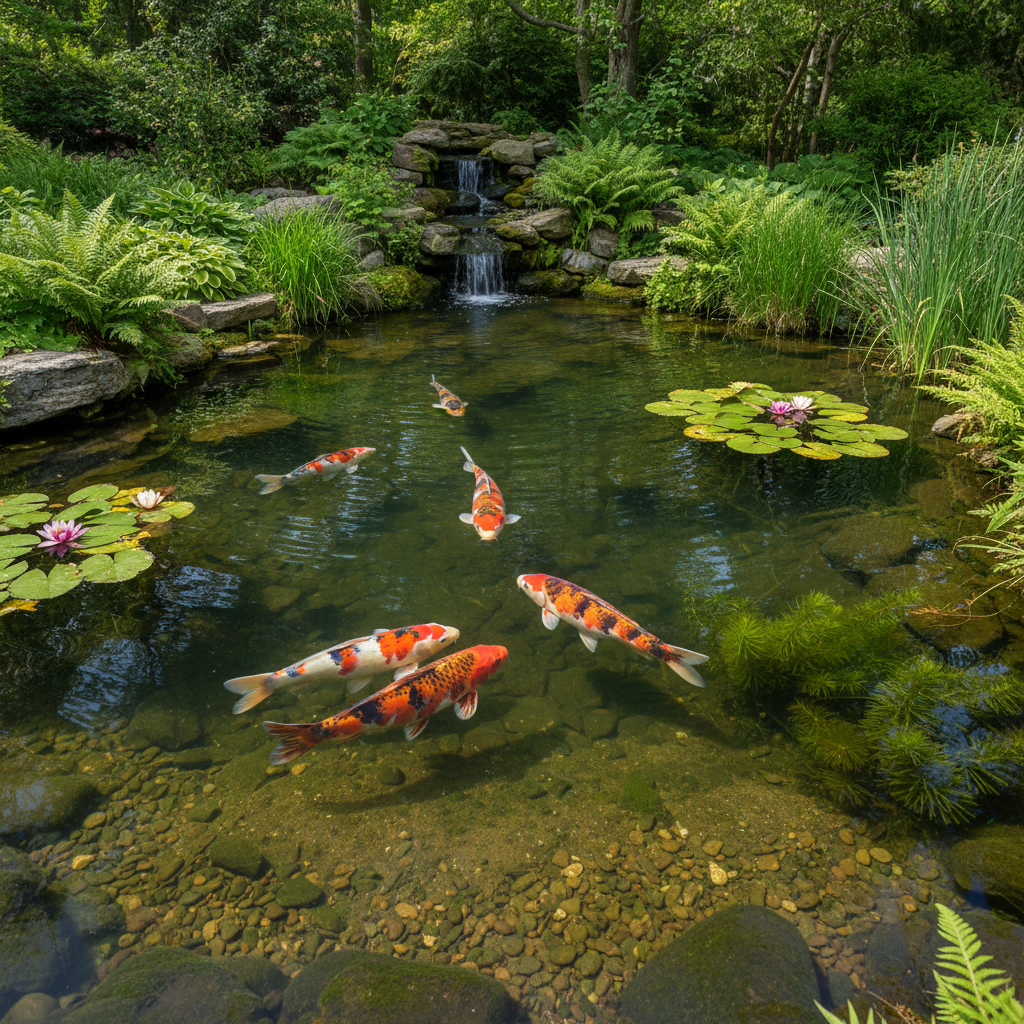 Підготовка коі до нересту: як забезпечити успішне розмноження в ставку — ілюстрація для статті на koi.te.ua