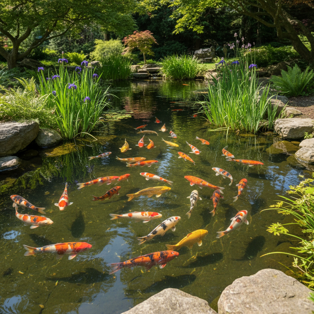 Скільки риб коі можна утримувати в ставку: повний посібник з розрахунку та планування — головне зображення для статті на koi.te.ua