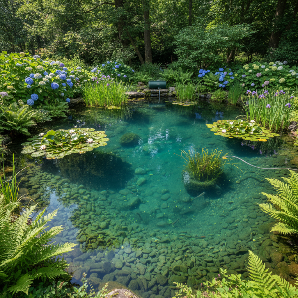 Вибір і встановлення системи УФ-стерилізації для великого ставка: максимальна чистота води — головне зображення для статті на koi.te.ua