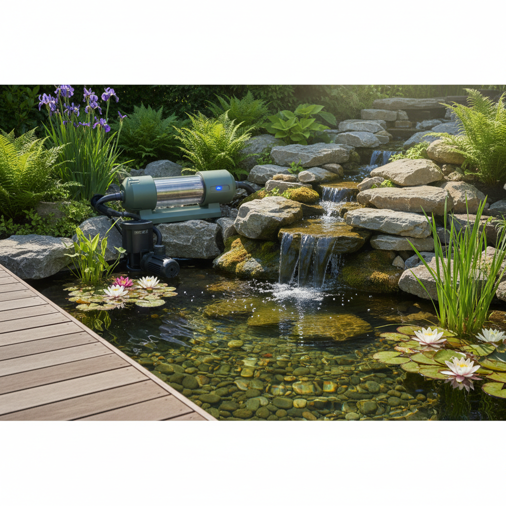 Як вибрати UV-стерилізатор для ставка: повний посібник — головне зображення для статті на koi.te.ua