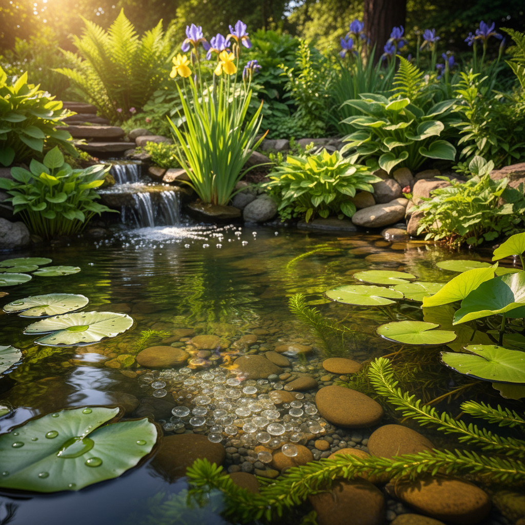 Гідрогель для ставка: як підтримувати оптимальний рівень води та зменшити випаровування — ілюстрація для статті на koi.te.ua