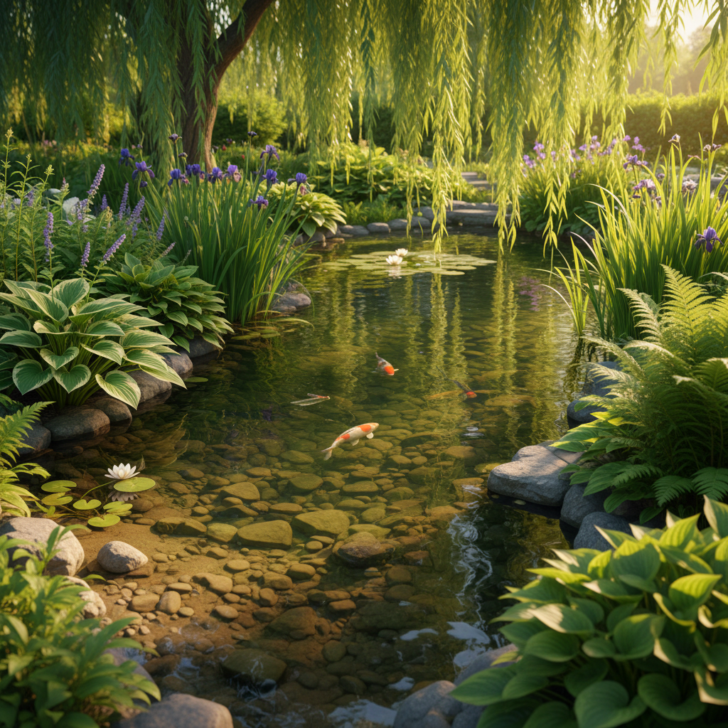 Хімія для ставка: безперешкодне утримання та догляд за водою — ілюстрація для статті на koi.te.ua