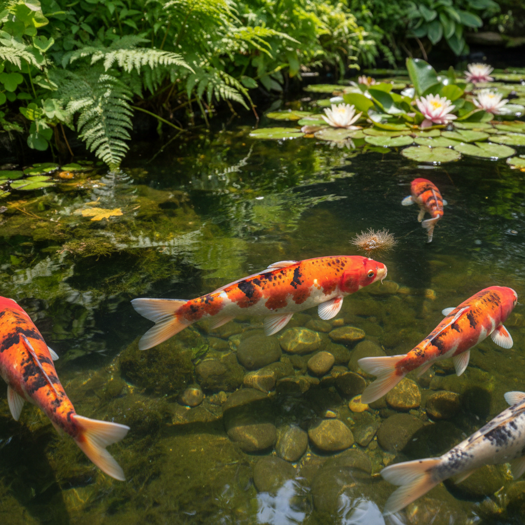 Хвороби шкіри у риб коі: ідентифікація, профілактика та ефективне лікування — ілюстрація для статті на koi.te.ua