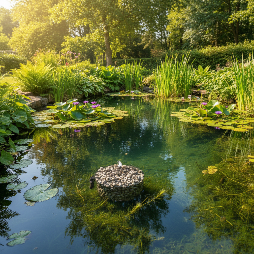 Як правильно розрахувати кількість біозавантаження для біофільтра у ставку: практичний посібник — ілюстрація для статті на koi.te.ua