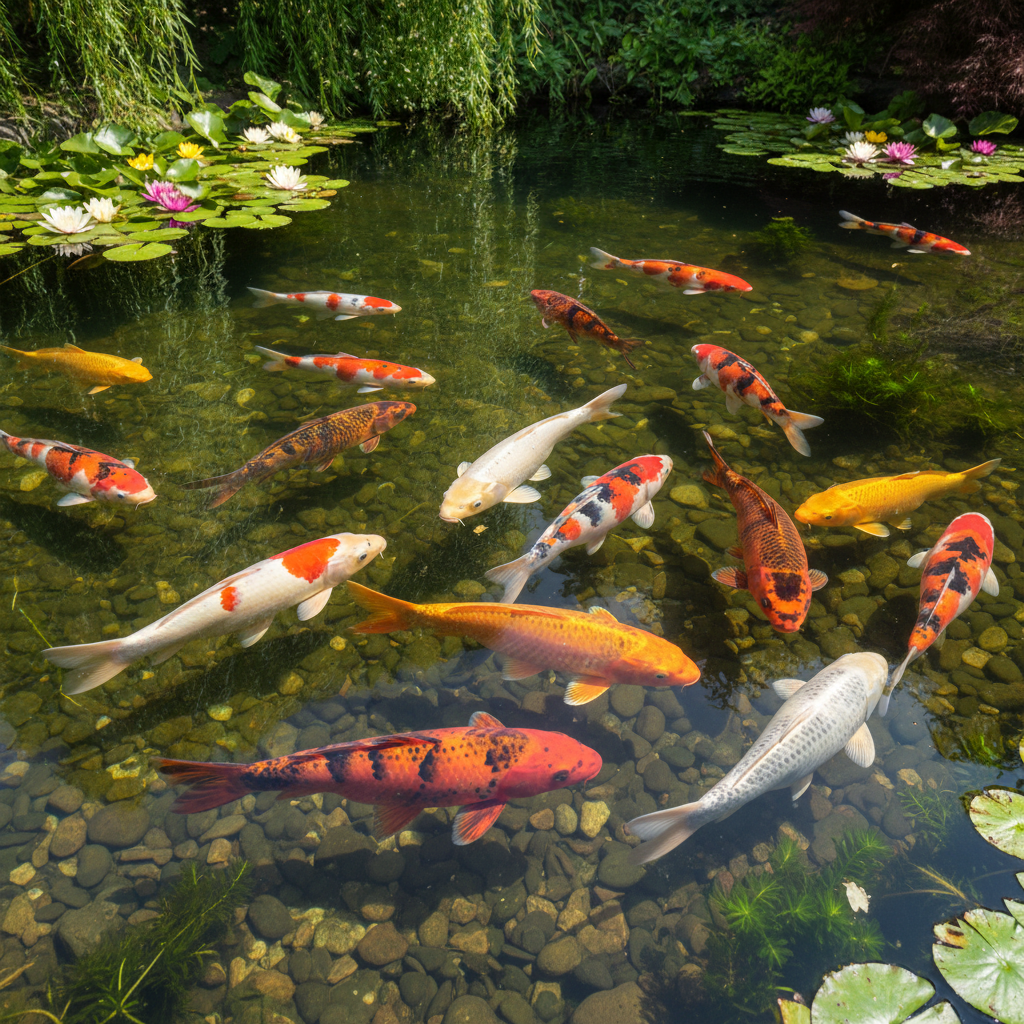 Різновиди риб коі: повний гід по породах та їх особливостям — головне зображення для статті на koi.te.ua