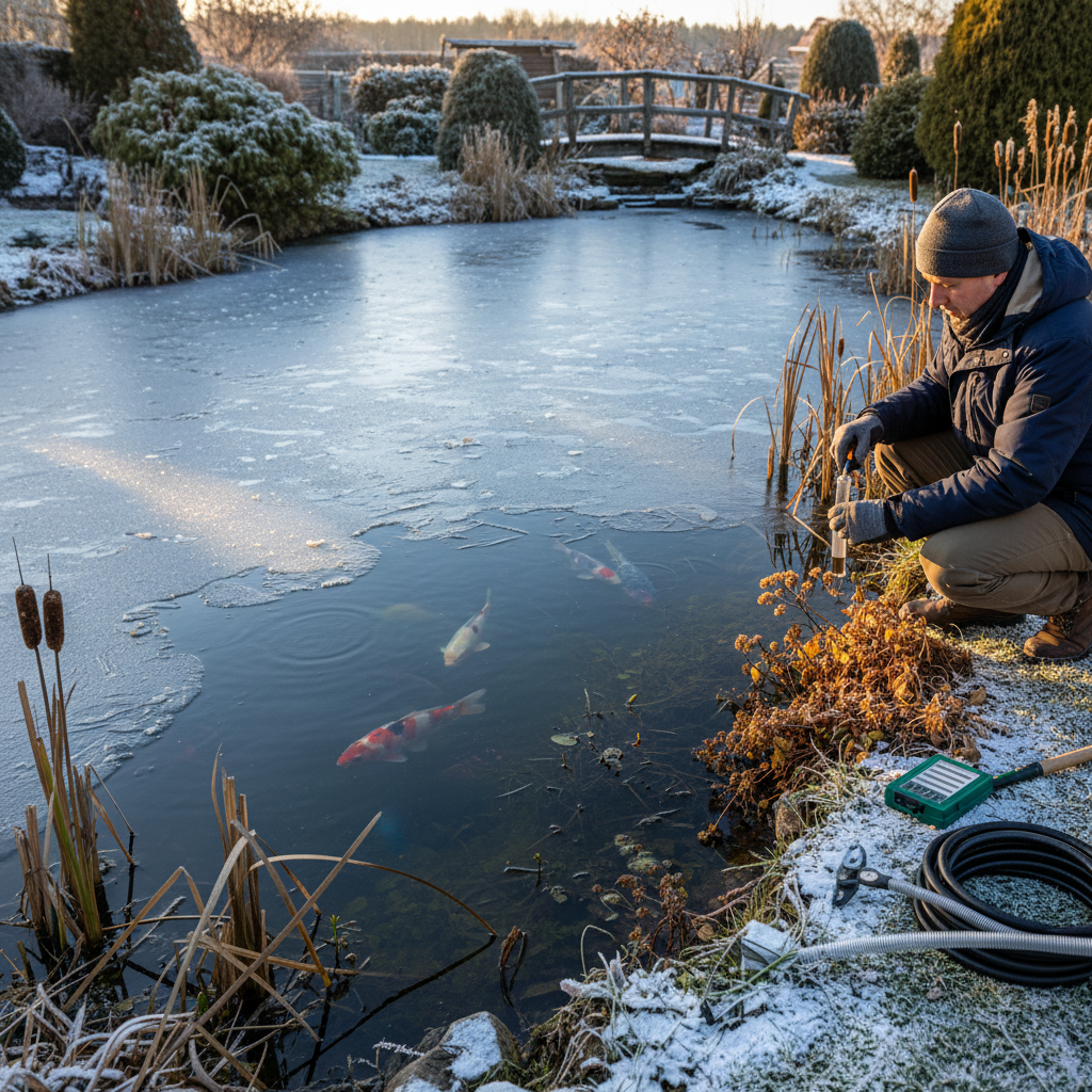 Зимовий догляд за ставком: як зберегти рибу та рослини в мороз — головне зображення для статті на koi.te.ua