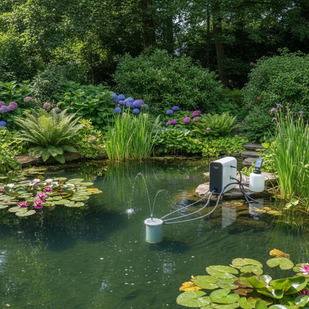 Вибір і монтаж системи автоматичного дозування хімії для ставка: підтримання ідеального балансу — головне зображення для статті на koi.te.ua