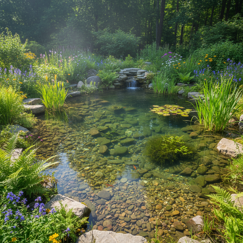 Створення природного ставка без плівки: покроковий посібник з екологічного будівництва — головне зображення для статті на koi.te.ua