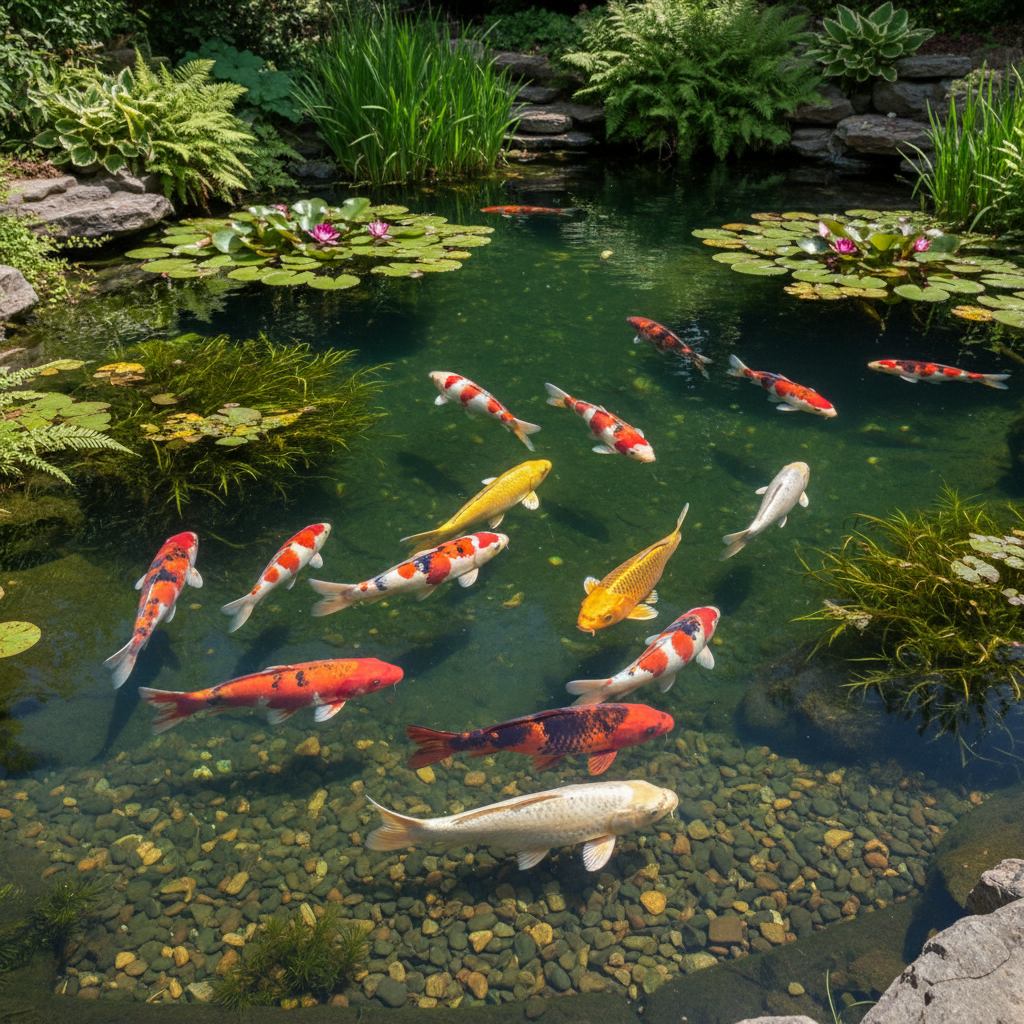 Які корми для риб коі найкращі для покращення кольору та імунітету? — головне зображення для статті на koi.te.ua