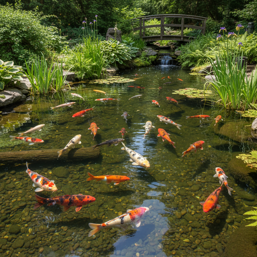 Скільки риб коі можна утримувати в ставку: детальне керівництво по розрахунку та утриманню — ілюстрація для статті на koi.te.ua