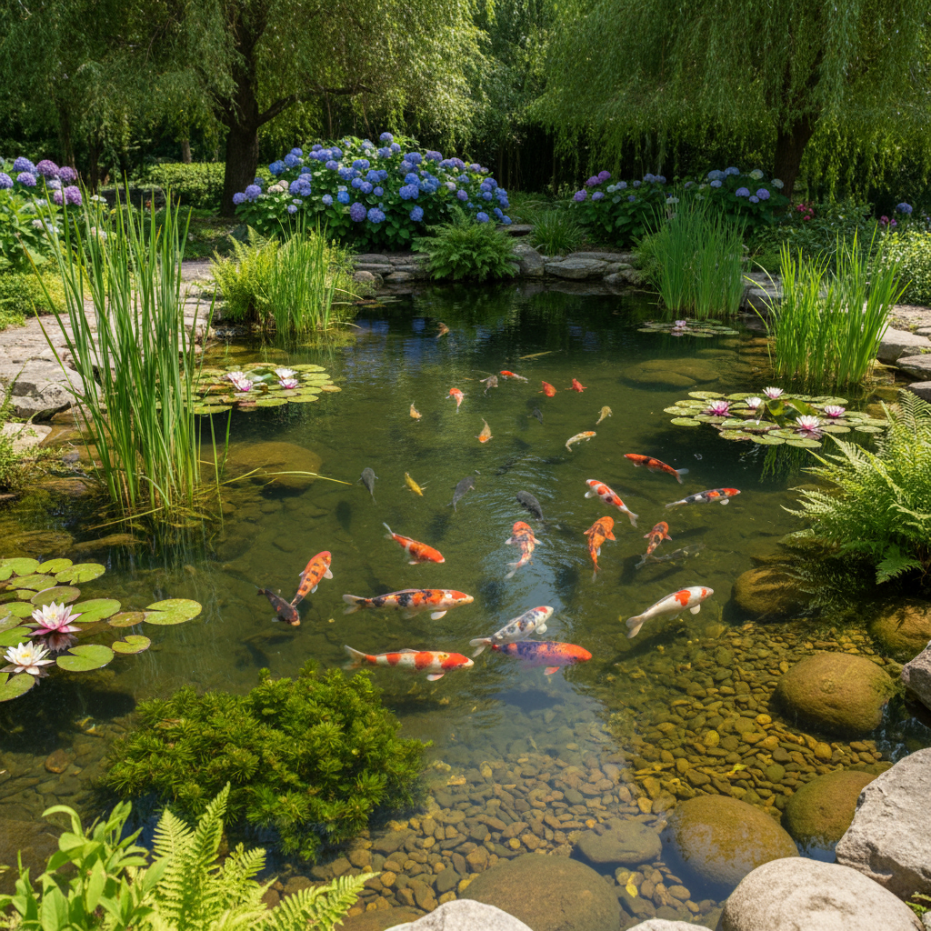 Скільки риб коі можна утримувати в ставку: детальне керівництво по розрахунку та утриманню — головне зображення для статті на koi.te.ua