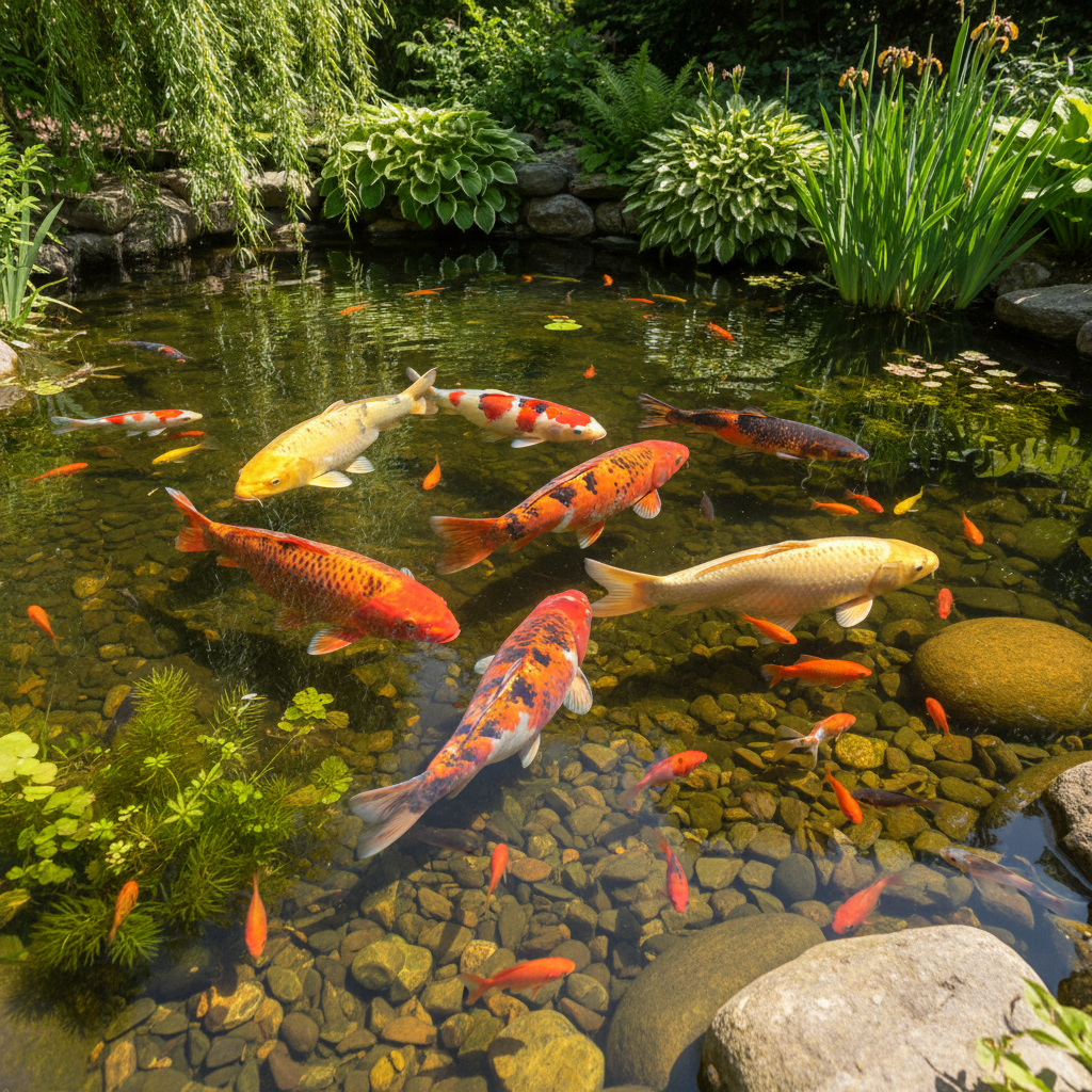 Здорове харчування для коі: підбираємо раціон на кожен сезон — головне зображення для статті на koi.te.ua