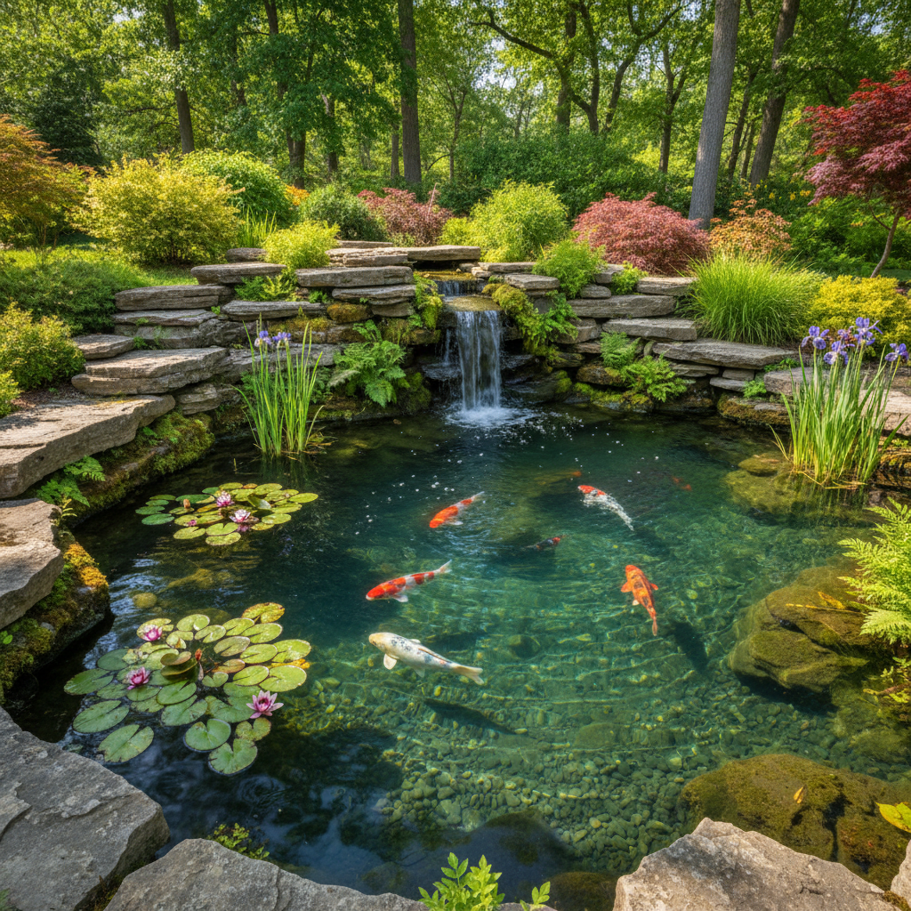 Як правильно посадити водні рослини в ставку: покрокова інструкція — головне зображення для статті на koi.te.ua