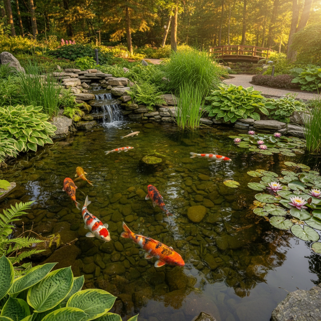 Скільки коштує утримання ставка з коі на рік: повний розрахунок бюджету — ілюстрація для статті на koi.te.ua