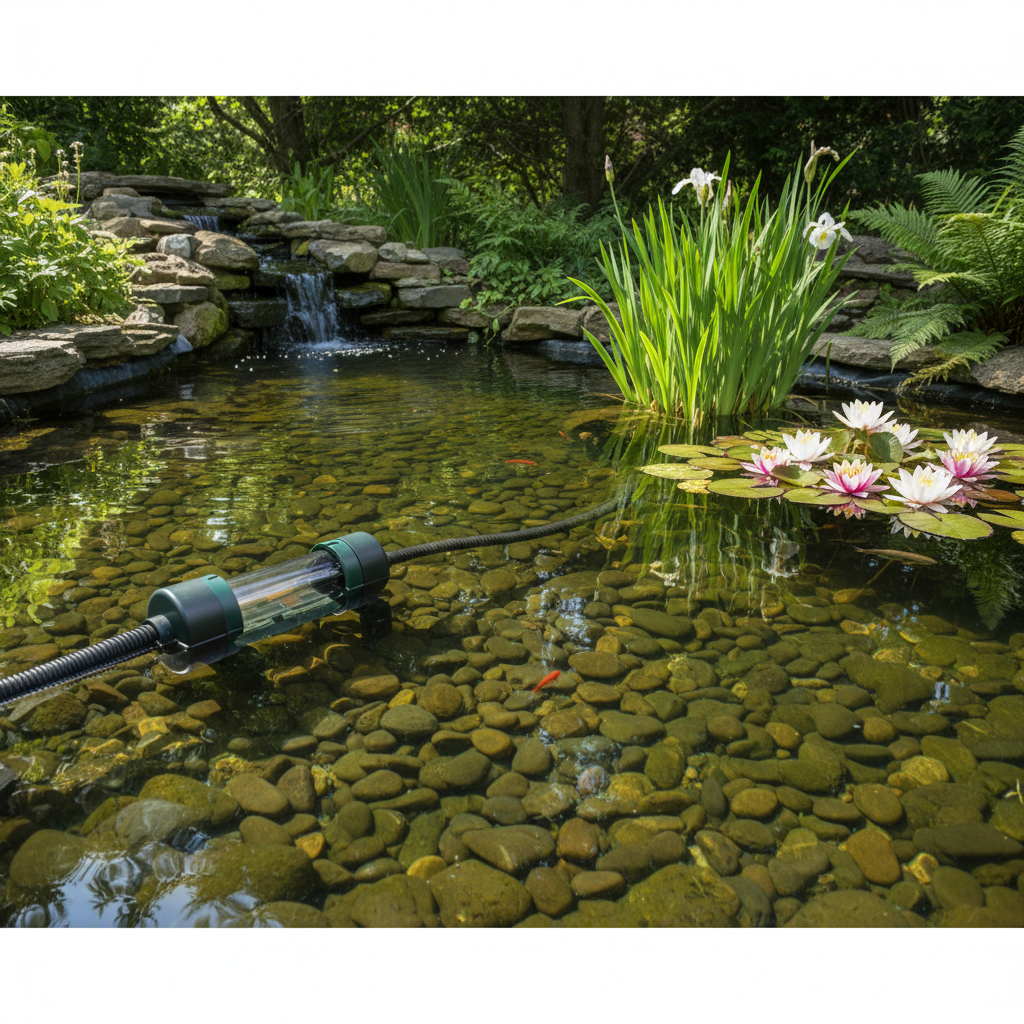 Вибір і правильне розташування ультрафіолетового стерилізатора для ставка — ілюстрація для статті на koi.te.ua