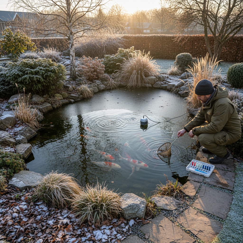 Зимівля риб коі без глибинної ями: альтернативні рішення — головне зображення для статті на koi.te.ua